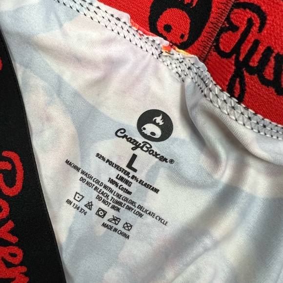 CrazyBoxer NWT Fast Food Pizza Pattern Boxer Briefs L - Picture 5 of 5